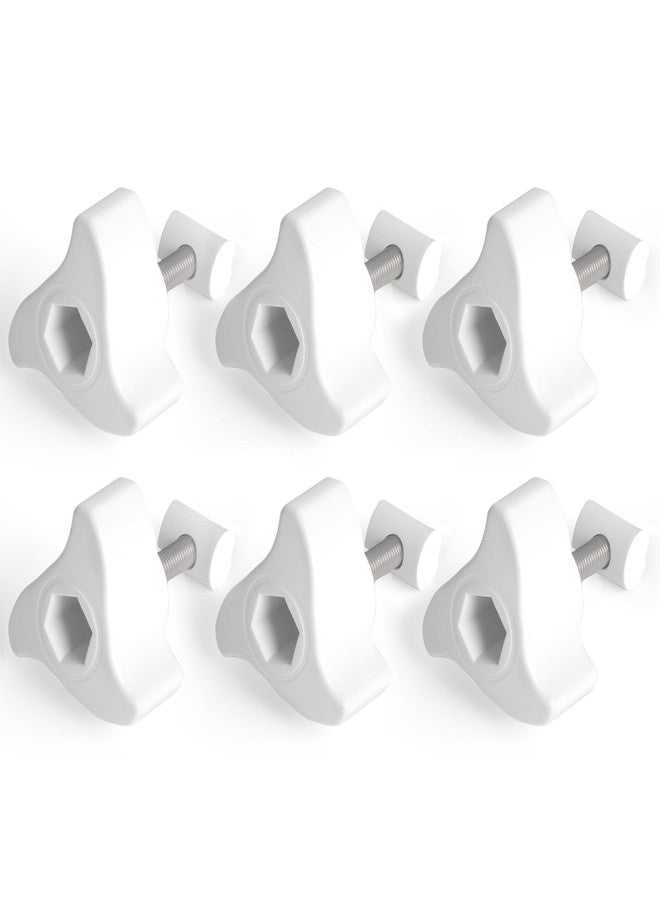 SRIAOO (6-Pack for Replacement Part Lid Fastener Compatible with Fluval FX2 FX4 FX5 FX6 External Canister Filters Locking Clamps for Filter Lid Attachment - Image 1